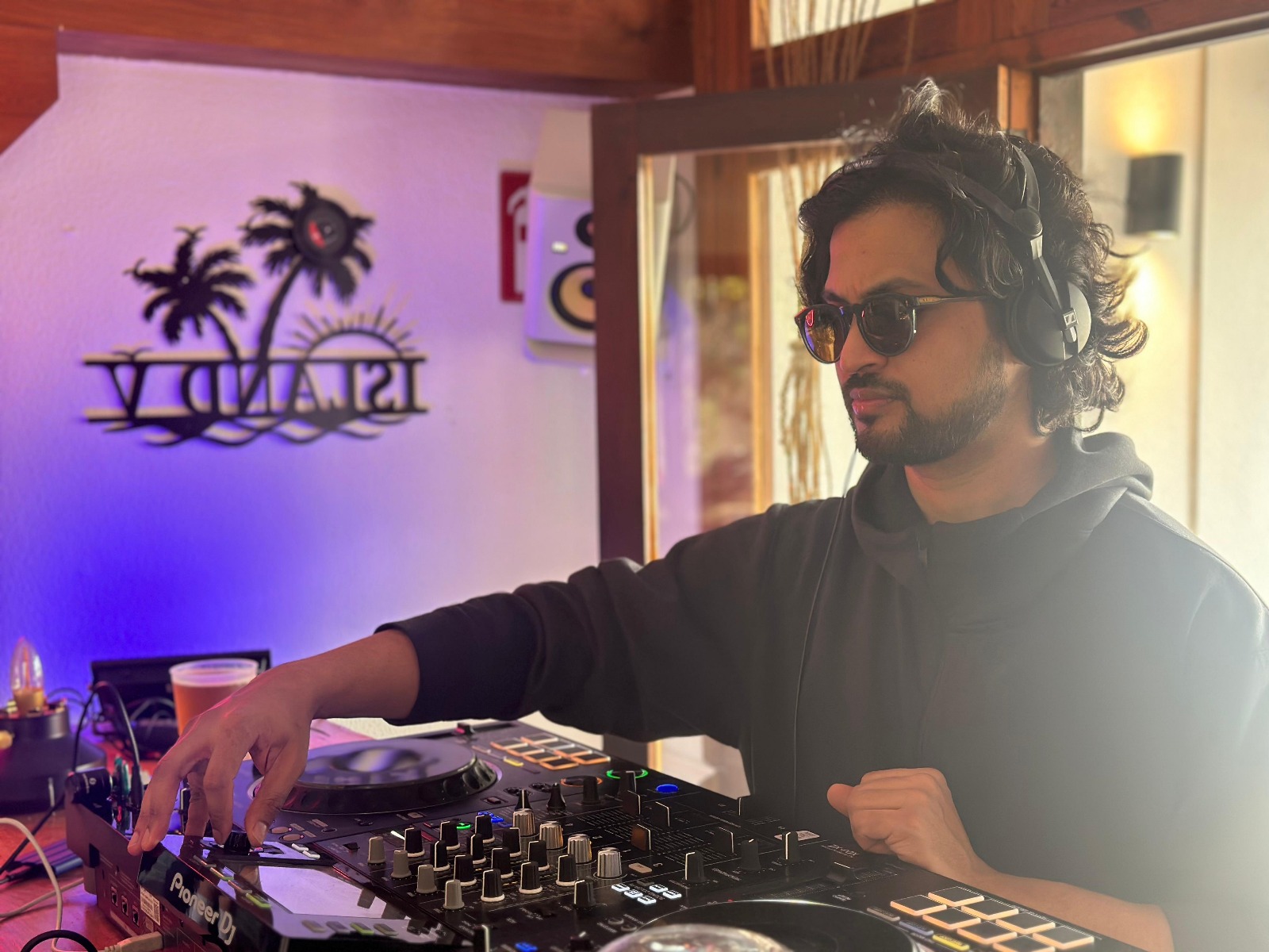 The DJ studio